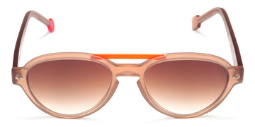 Sabine Be® Be Hype Sun - Beige Translucent Matte / Orange Shiny Satin Sunglasses