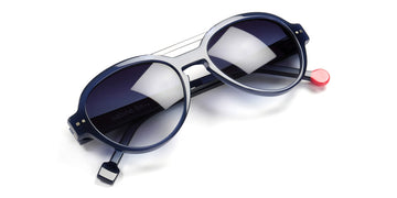 Sabine Be® Be Hype Sun - Shiny Navy Blue / Polished Palladium Sunglasses