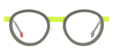 Sabine Be® Be Lucky - Matte Solid Grey / Satin Neon Yellow Eyeglasses