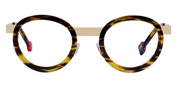 Sabine Be® Be Lucky - Shiny Veined Tortoise / Polished Pale Gold Eyeglasses