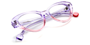 Sabine Be® Be Pretty - Shiny Translucent Purple / Shiny Translucent Peach Eyeglasses