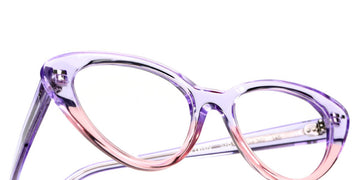 Sabine Be® Be Pretty - Shiny Translucent Purple / Shiny Translucent Peach Eyeglasses