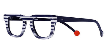 Sabine Be® Be Swag Stripe - Shiny Navy Blue Fat Stripes / Shiny Navy Blue Slim Stripes Eyeglasses