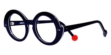 Sabine Be® Be Val De Loire - Shiny Midnight Blue / White / Shiny Navy Blue Eyeglasses