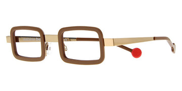 Sabine Be® Be Ziggy - Shiny Brown / Polished Rose Gold Eyeglasses