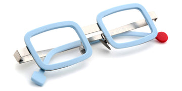 Sabine Be® Be Ziggy - Matt Baby Blue / Polished Palladium Eyeglasses