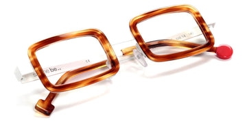 Sabine Be® Be Ziggy - Blond Veined Tortoise/ Satin White Eyeglasses