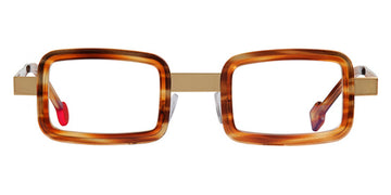 Sabine Be® Be Ziggy - Shiny Blonde Veined Tortoise / Polished Pale Gold Eyeglasses