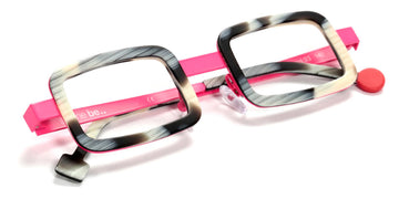 Sabine Be® Be Ziggy - Matt Horn / Neon Pink Satin Eyeglasses