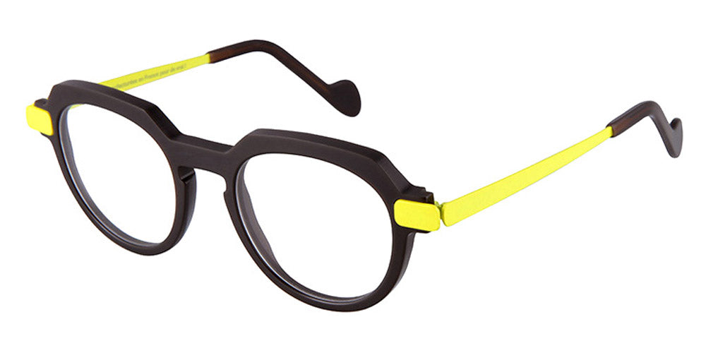 NaoNed® Beg Lann NAO Beg Lann 78U 48 - Brown / Fluorescent Yellow Eyeglasses