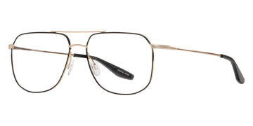 Barton Perreira® Javelin - Black Satin/Gold Eyeglasses