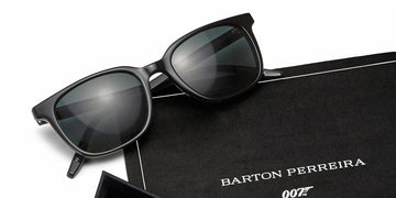 Barton Perreira® 007 Joe - Black / Vintage Gray Sunglasses