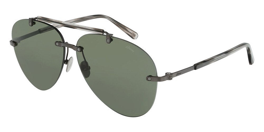 Brioni® BR0061S - Havana/Green / Green Sunglasses