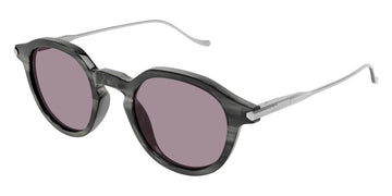 Brioni® BR0103S - Gray/Silver / Gray Sunglasses