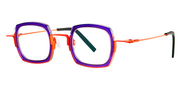 Theo® Broccoli TH BROCCOLI 055 41 - Fluo Orange+Transparent Orchid Eyeglasses