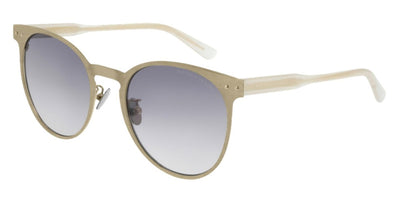 Bottega Veneta® BV0225S - White / Gold / Gray Gradient Sunglasses