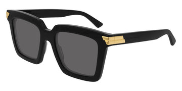 Bottega Veneta® BV1005S - Black / Gray Sunglasses