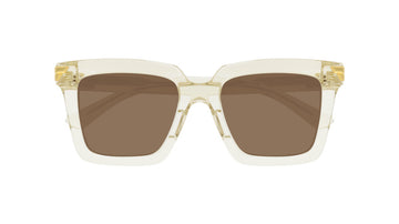 Bottega Veneta® BV1005S - Beige / Brown Sunglasses