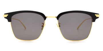 Bottega Veneta® BV1007SK - Gold / Black / Gray Sunglasses