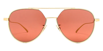 Bottega Veneta® BV1013SK - Gold / Red Sunglasses