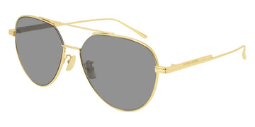 Bottega Veneta® BV1013SK - Gold / Gray Sunglasses