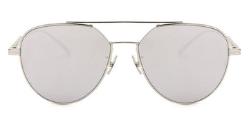 Bottega Veneta® BV1013SK - Silver / Silver Mirrored Sunglasses