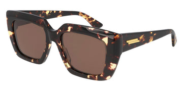 Bottega Veneta® BV1030S - Havana / Brown Sunglasses