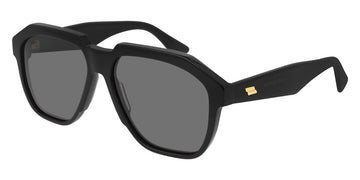 Bottega Veneta® BV1034S - Black / Gray Sunglasses