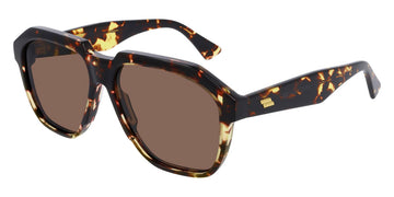 Bottega Veneta® BV1034S - Havana / Brown Sunglasses