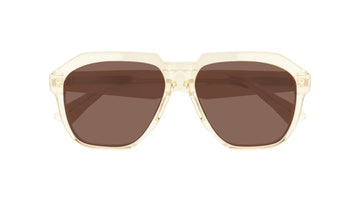 Bottega Veneta® BV1034S - Beige / Brown Sunglasses