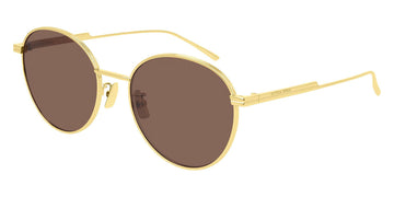 Bottega Veneta® BV1042SA - Gold / Brown Sunglasses