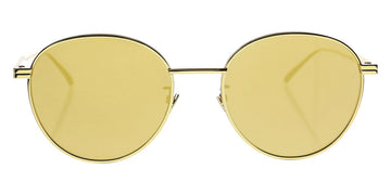 Bottega Veneta® BV1042SA - Gold / Gold Mirrored Sunglasses