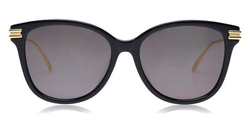 Bottega Veneta® BV1048SA - Gold / Black / Gray Sunglasses