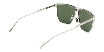 Bottega Veneta® BV1069S - Silver / Green Sunglasses