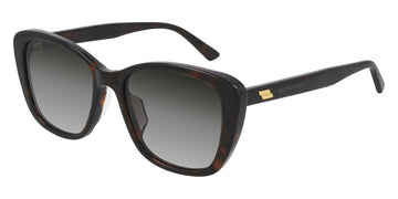 Bottega Veneta® BV1079SK - Havana / Gray Gradient Sunglasses