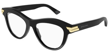 Bottega Veneta® BV1105O - Black Eyeglasses