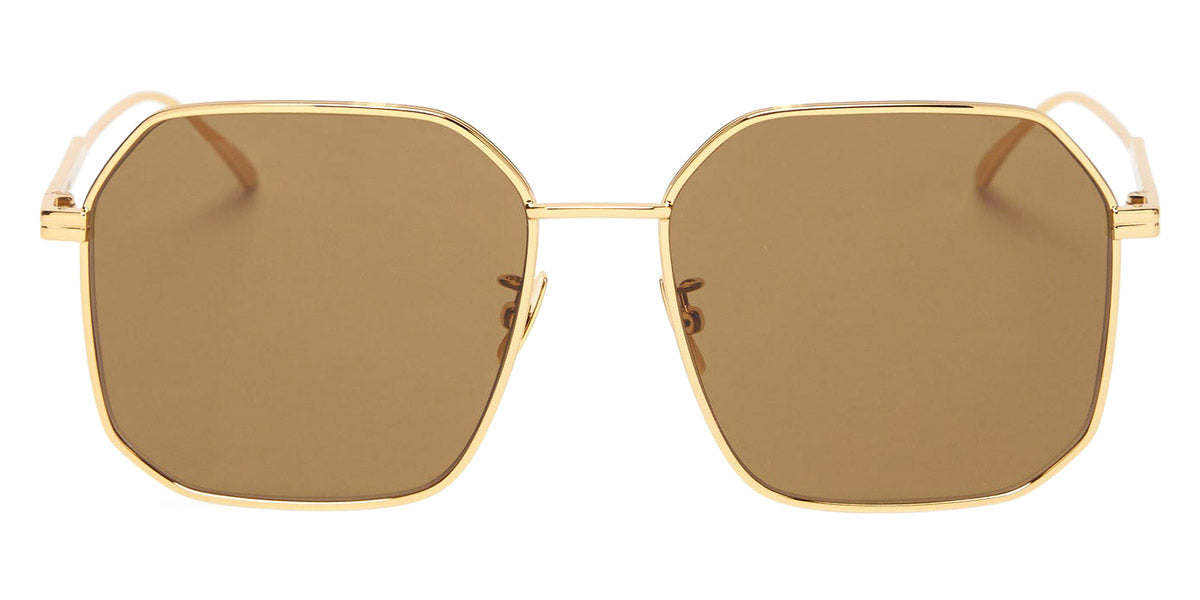 Bottega Veneta® BV1108SA - Gold / Brown 3 Sunglasses