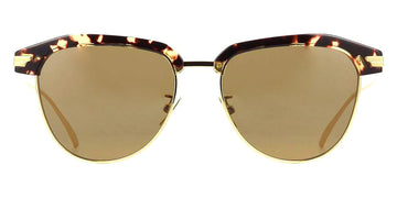 Bottega Veneta® BV1112SA - Havana/Gold / Brown Sunglasses