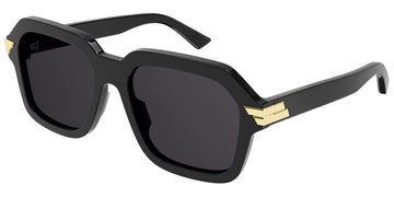 Bottega Veneta® BV1123S - Black / Gray Sunglasses