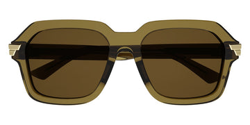 Bottega Veneta® BV1123S - Green / Brown Sunglasses