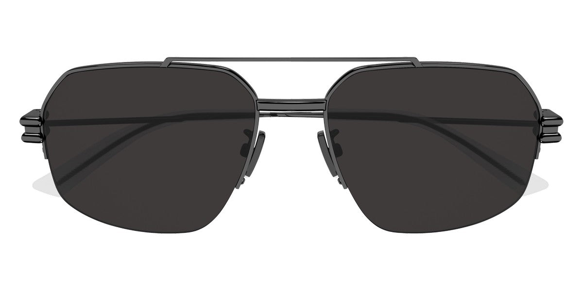 Bottega Veneta® BV1127S - Black / Gray Sunglasses