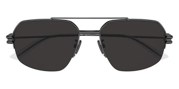 Bottega Veneta® BV1127S - Black / Gray Sunglasses