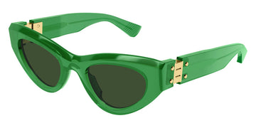 Bottega Veneta® BV1142S - Green / Green Sunglasses