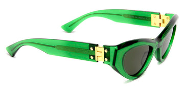 Bottega Veneta® BV1142S - Green / Green Sunglasses