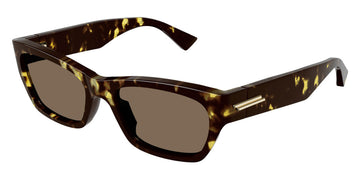 Bottega Veneta® BV1143S - Havana / Brown Sunglasses