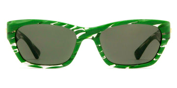 Bottega Veneta® BV1143S - Green / Green Sunglasses