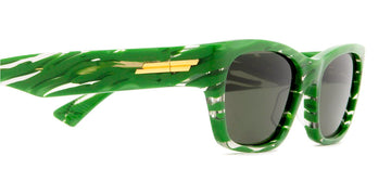 Bottega Veneta® BV1143S - Green / Green Sunglasses