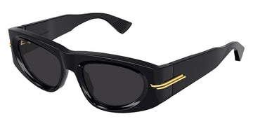 Bottega Veneta® BV1144S - Black / Gray Sunglasses