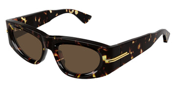 Bottega Veneta® BV1144S - Havana / Brown Sunglasses