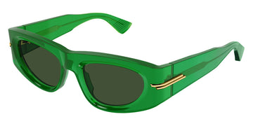 Bottega Veneta® BV1144S - Green / Green Sunglasses